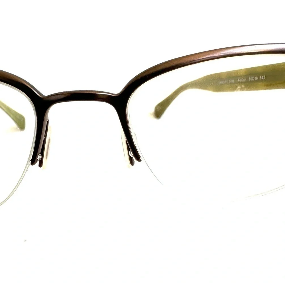 Unisex Paul Smith Eyeglasses Brown Green one size